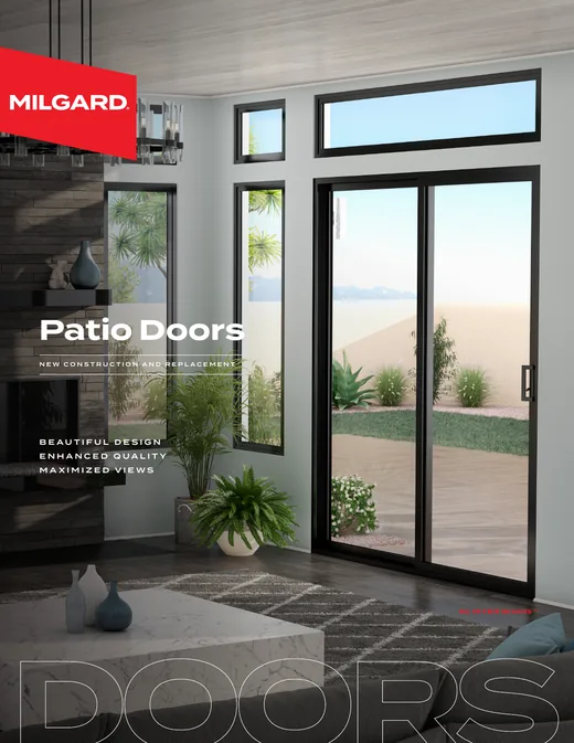 Milgard Patio Doors brochure cover